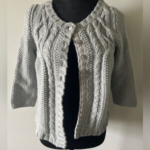 90’s LOFT Grey Sweater Cardigan